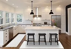 Plastové rohože - Chelsea (biela)