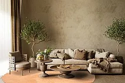 Kruhové koberce - Cloud Super Soft (terracota)