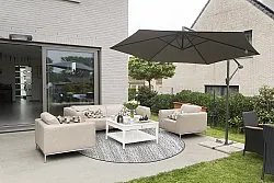 Kruhový koberec - Harstad (hnedý)