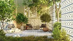 Koberec do interiéru a exteriéru - Harstad (hnedý)