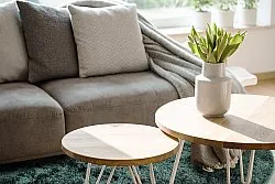 Kruhové koberce - Cosy (tmavozelená)