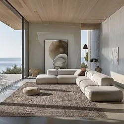 Koberce s dlhým vlasom - Cremona Natural Cotton Shaggy (taupe)