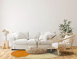 Kruhový koberec - Lazio (šedá/multi)