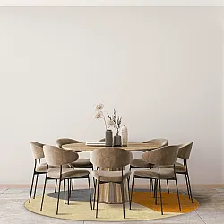 Kruhový koberec - Lazio (šedá/multi)