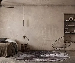 Kruhový koberec - Event (šedá)