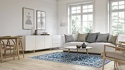 Koberec Wilton - Genesis (modrá)