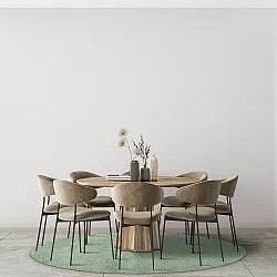 Kruhový koberec - Hamilton (zelený)