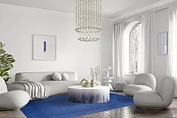 Vlnený koberec - Hamilton (Classic Blue)