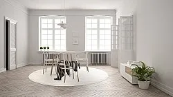 Kruhový koberec - Hamilton (prírodný)