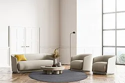 Kruhový koberec - Hamilton (Asphalt)