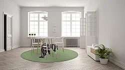 Kruhový koberec - Hamilton (Chive)