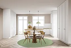 Kruhový koberec - Hamilton (Chive)