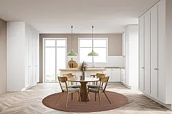 Kruhový koberec - Hamilton (Deep Taupe)