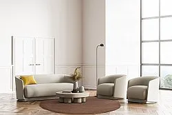 Kruhový koberec - Hamilton (Deep Taupe)