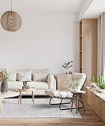 Koberec Wilton - Zaria (svetlo šedá/strieborná)