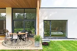 Kruhový koberec - Indoor/Outdoor Dakota (béžový)