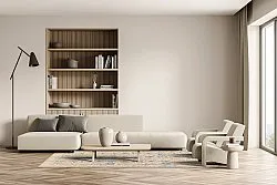 Koberec Wilton - Oakley (béžová/modrá)