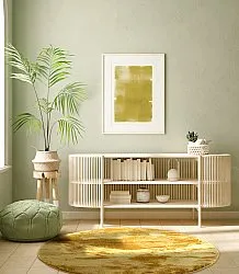 Koberce okrúhle - Aranga Super Soft Fur (okrová)