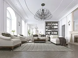 Koberce s chlpatým povrchom - Elvira (offwhite)