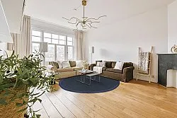 Kruhový koberec (sisal) - Agave (tmavomodrá)