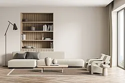 Sisalový koberec - Agave (béžová/sivá)