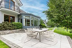 Kruhový koberec - Indoor/Outdoor Shirley (krémový)