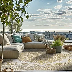 Koberec na vnútorné a vonkajšie použitie - Boyd (žltý)