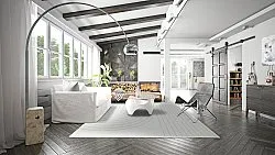 Koberec na interiér a exteriér - Gordo (šedý)