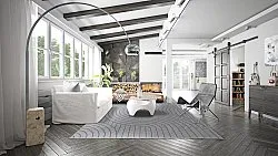 Koberec na interiér a exteriér - Maynard (čierny)