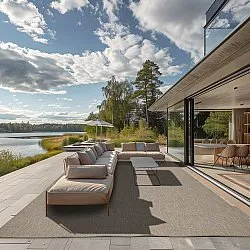 Koberec na interiér a exteriér - Thurman (béžový)