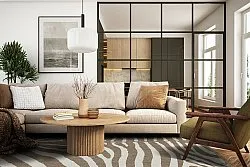 Koberec na vnútorné a vonkajšie použitie - Winona (béžový)