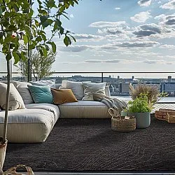 Koberec na interiér a exteriér - Zelmare (čierny)