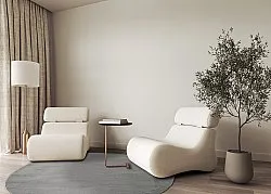 Kruhový koberec - Vevila (šedý)