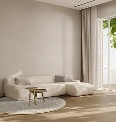 Kruhový koberec - Vivian (béžový)