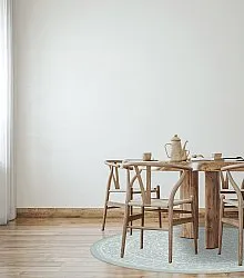 Kruhový koberec - Vivian (modrý)