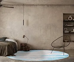 Kruhový koberec - Zarzi (tyrkysová)