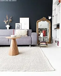 Vlnený koberec - Coastal (biely)