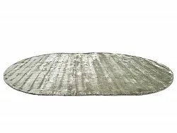 Oválny koberec z viskózy - Jodhpur Špeciálna Luxusná Edícia (zelená)