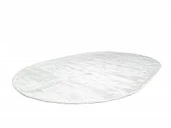 Oválny koberec z viskózy - Jodhpur Špeciálna Luxusná Edícia (offwhite)