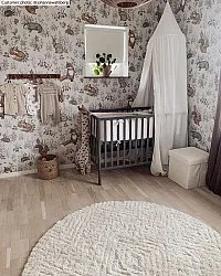 Kruhové koberce - Stettin (offwhite)