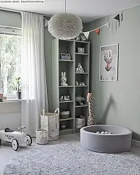 Koberce okrúhle - Cosy (strieborná)