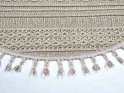 Kruhový koberec - Indoor/Outdoor Athena (béžový)