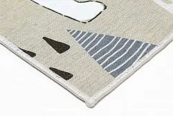 Detský koberec - Piggyback Ride (šedý)