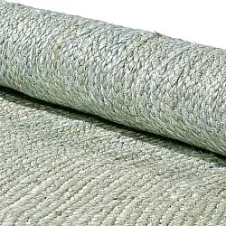 Kruhový jutový koberec - Amasia (šedý)