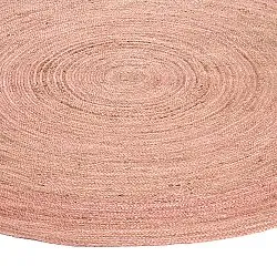 Kruhový jutový koberec - Amasia (béžový)