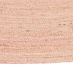 Kruhový jutový koberec - Amasia (béžový)