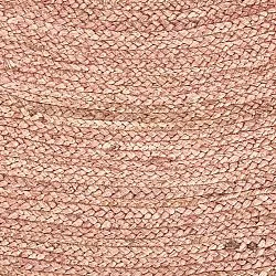 Kruhový jutový koberec - Amasia (béžový)