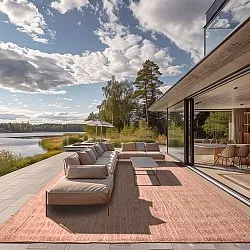 Jutový koberec - Amasia (béžový)