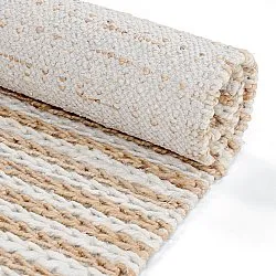 Jutematta - Howrah Braided Jute (natur/vit)