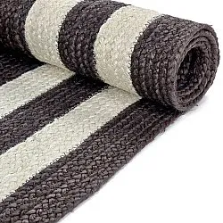 Jutematta - Jessore (mörk taupe/vit)